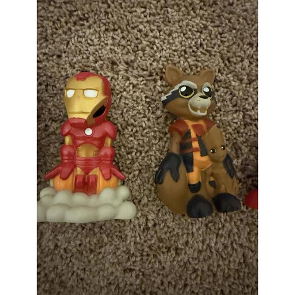 Lot Of 5 Disney Marvel Superheroes Bath Toys - Picture 3 of 7